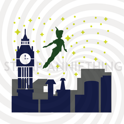 London Skies 2 Layer Stencil