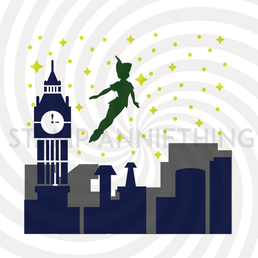 London Skies 2 Layer Stencil