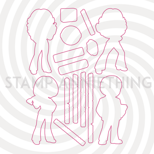 Mission: Make You Smile Outline Dies