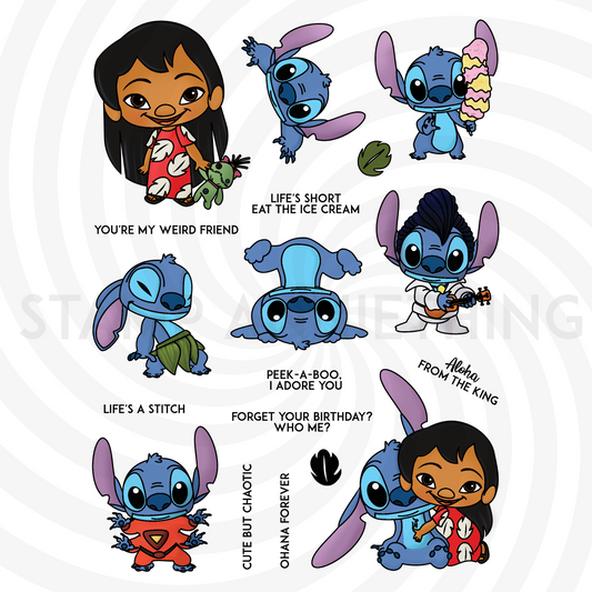 Ohana Forever 6" x 8" Stamp Set