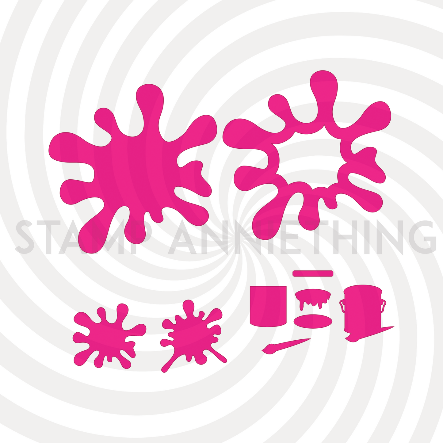 Paint Splatter Builder Die