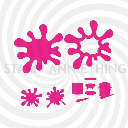 Paint Splatter Builder Die