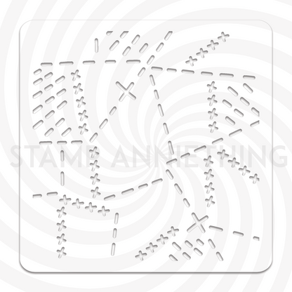 Patchwork Stitches Stencil