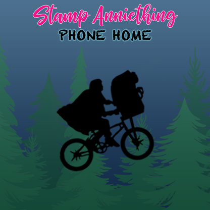 Phone Home 6" x 8" Stamp Set