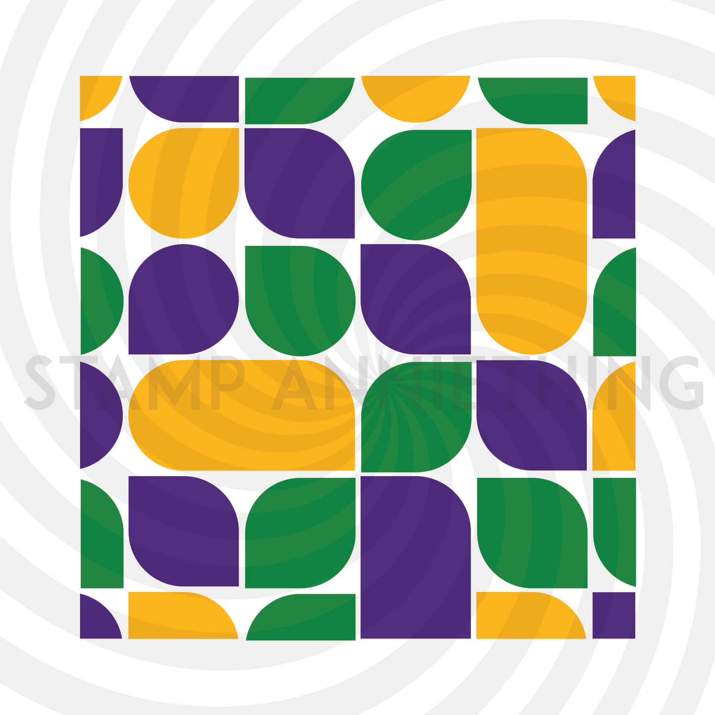 Retro Vibes 3 layer Stencil