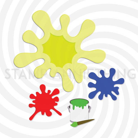 Paint Splatter Builder Die