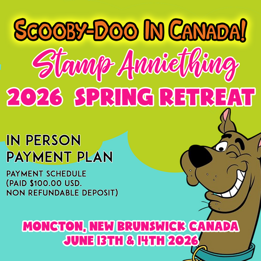 Scooby-Doo In Canada - OPTION 1 - IN PERSON RETREAT -DEPOSIT