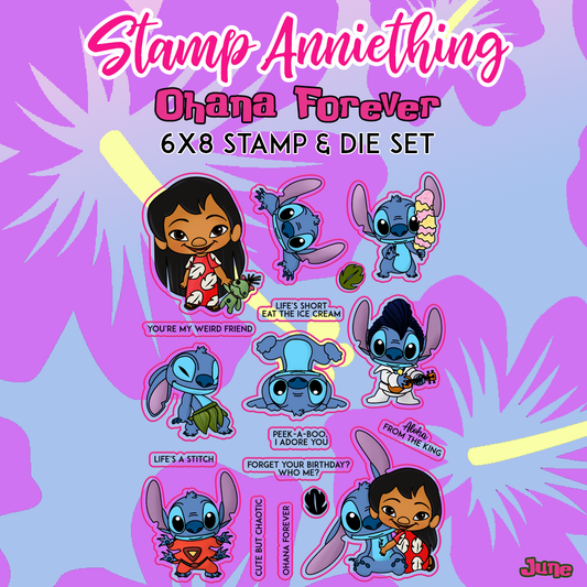 Ohana Forever 6" x 8" Stamp Set