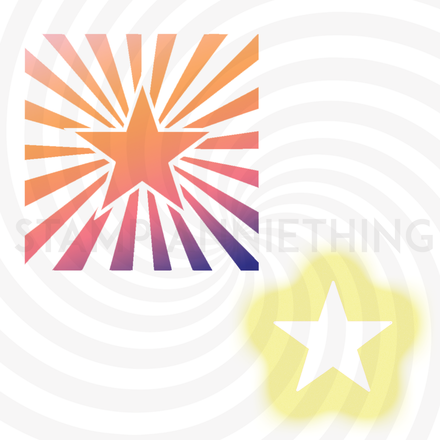 Starburst Stencil (2 Piece)