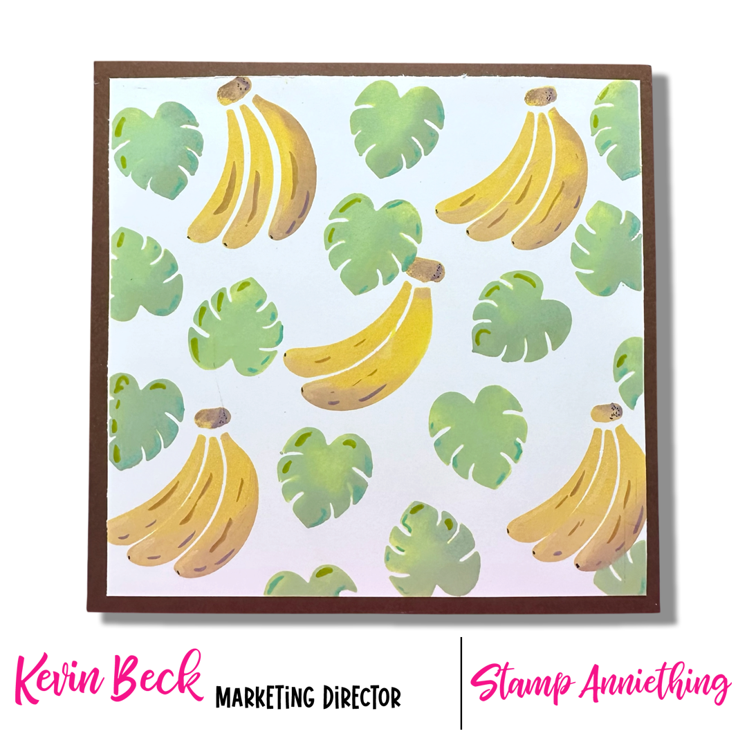 Going Bananas 2 Layer Stencil