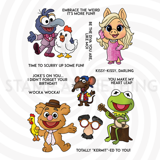 Totally Kermit-ed To You Stamp
