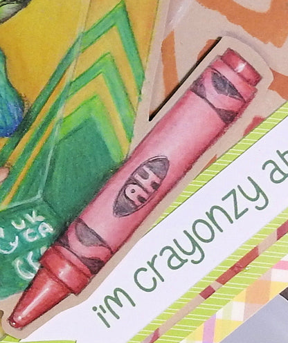 Oh Snap! I'm Crayonzy about you! -  ONLINE COLORING CLASS