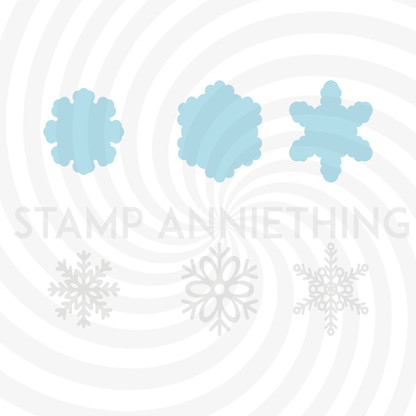 Jack Frost Digital Stamp (free snowflake layered svg included)