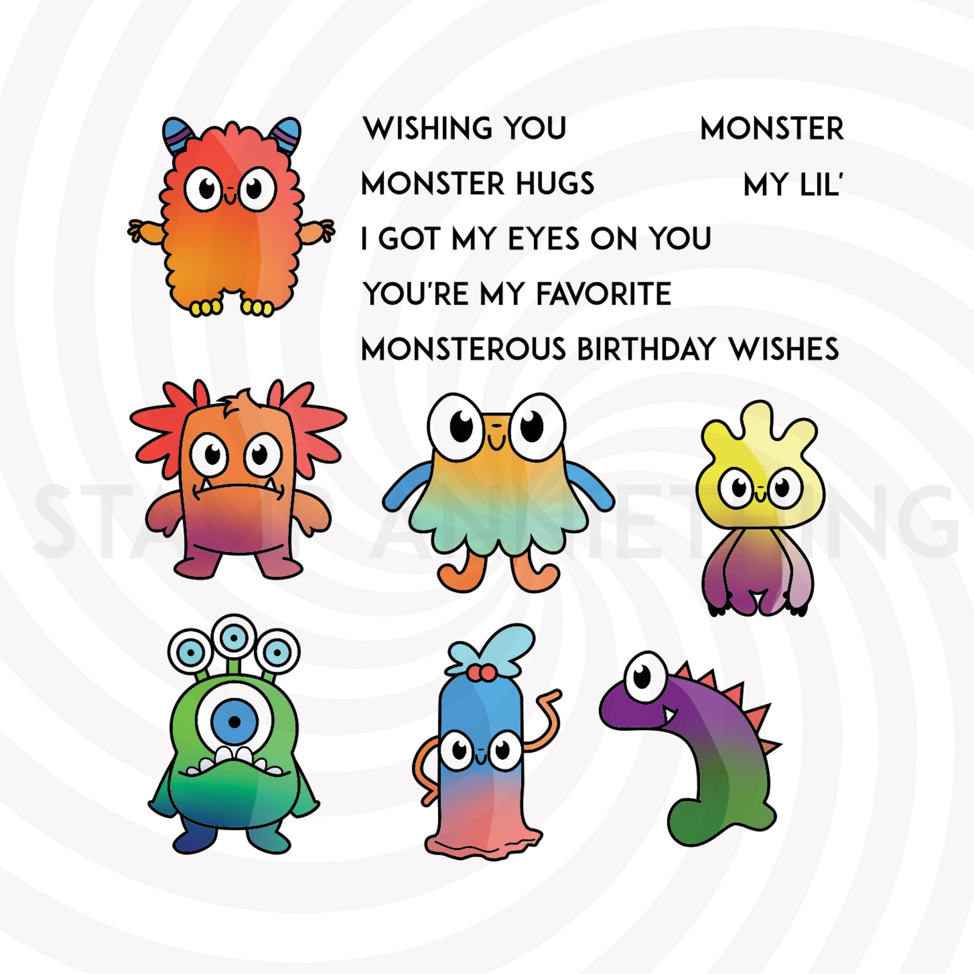 My Lil' Monster (Stamp Set Only)