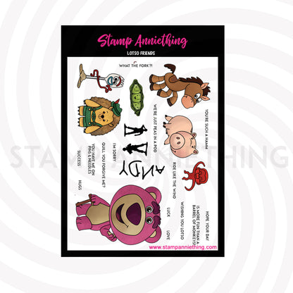 Lotso Friends, Stamp and Outline die BUNDLE set