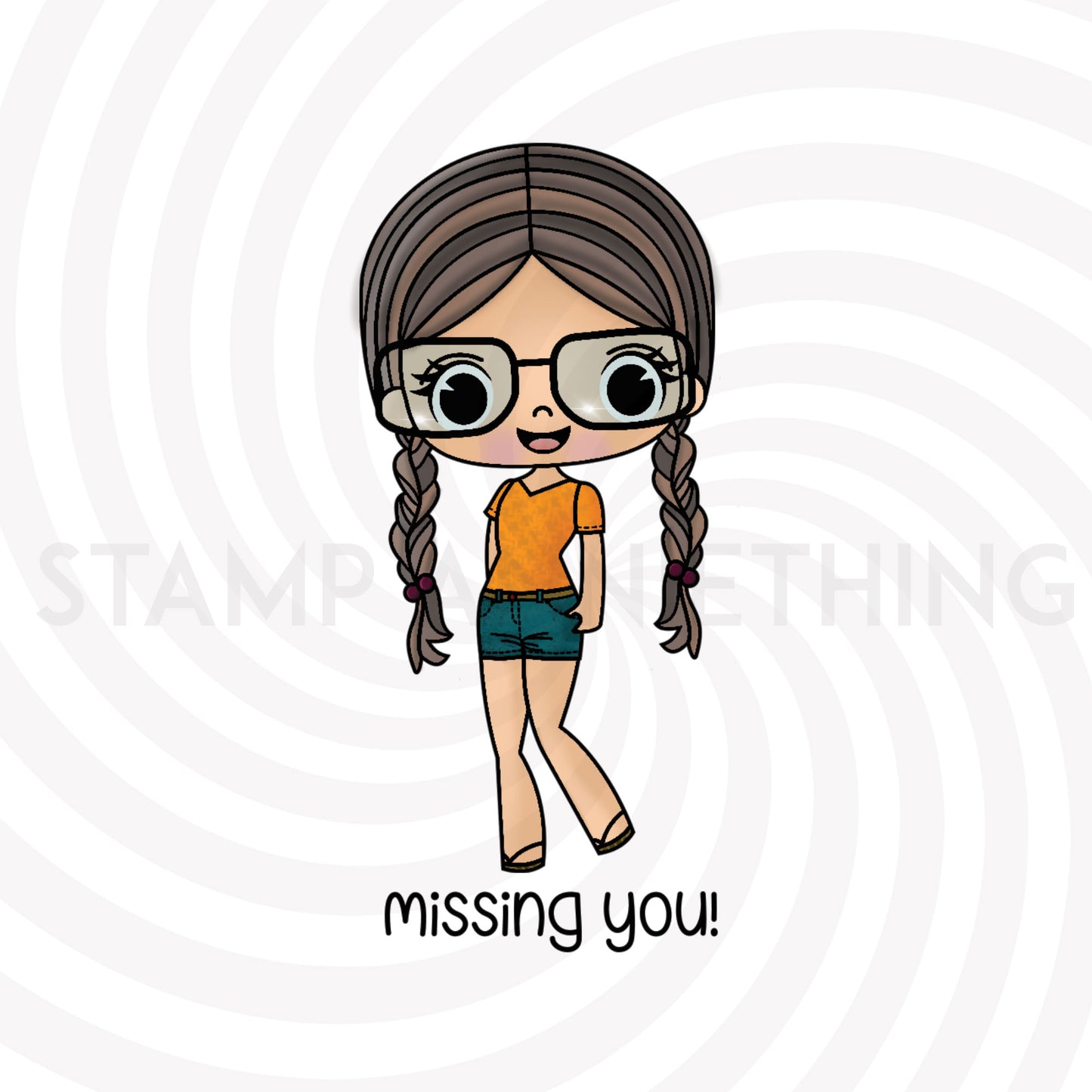 Missing You -DIGITAL STAMP