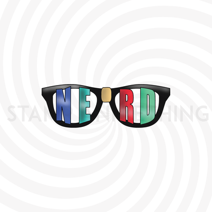 Nerd Glasses Digital Stamp