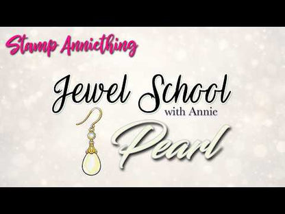 Pearl Earring Digital Stamp