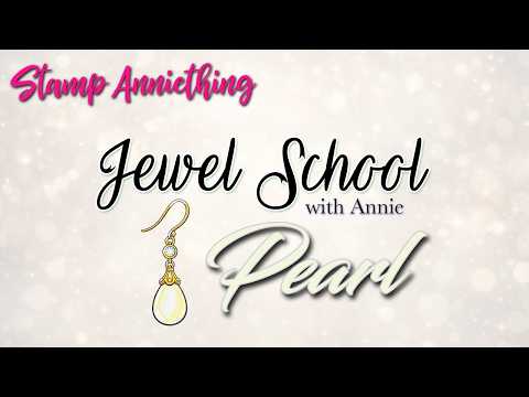 Pearl Earring Digital Stamp