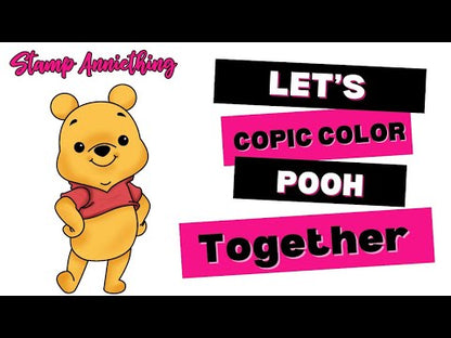 Oh Pooh  6" x 8" Stamp Set