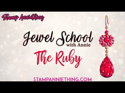 January Earring Digital Stamp