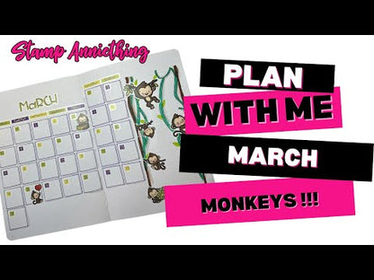 Monkey Business - March - Sticker Set