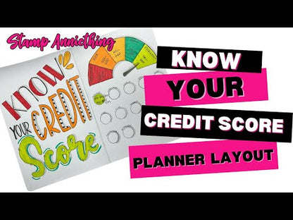 Credit Score Tracker Printable