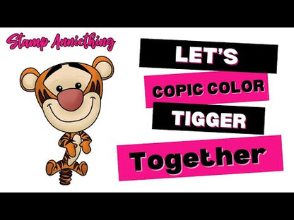 Oh Pooh  6" x 8" Stamp Set
