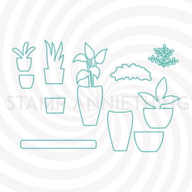 House plant Builder Die
