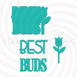 Best Buds Word Die