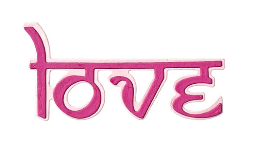 Love Script Word Die