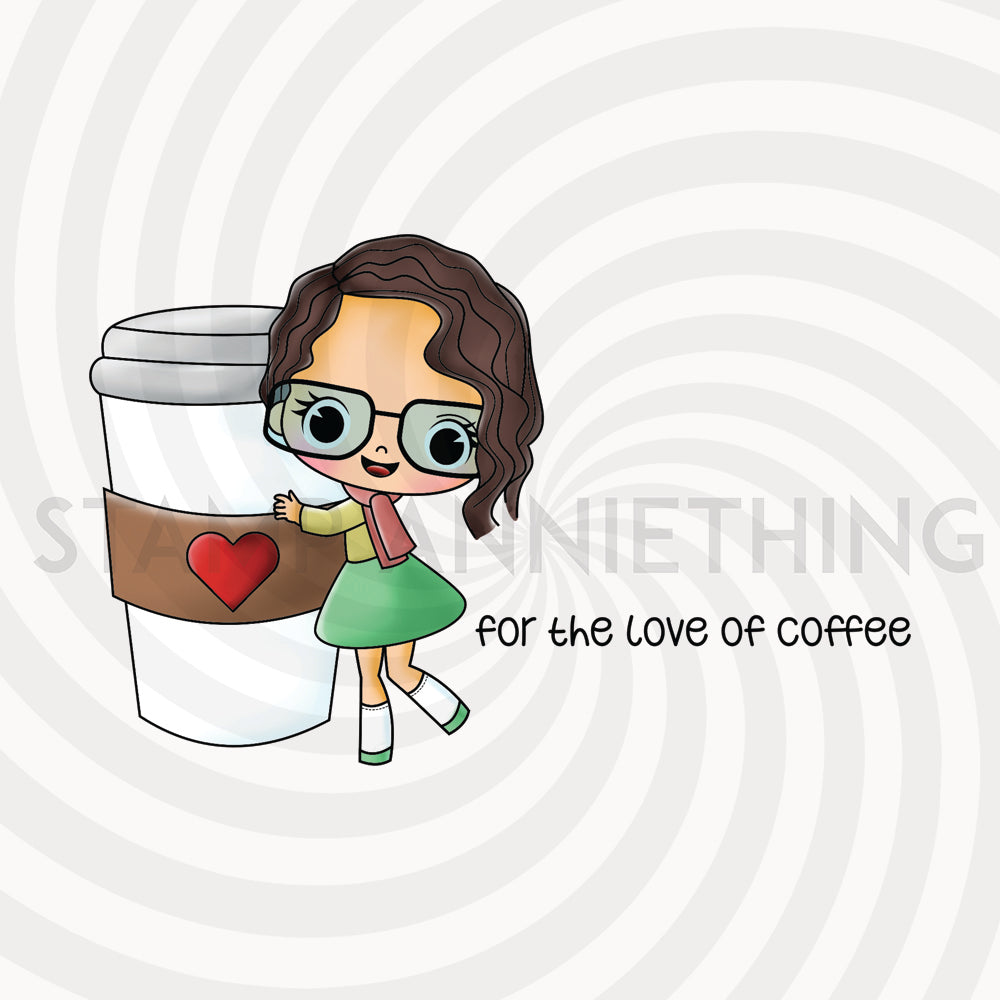 For the Love of Coffee - DIGITAL STAMP