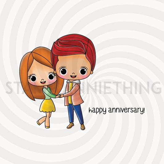 Happy Anniversary - DIGITAL STAMP