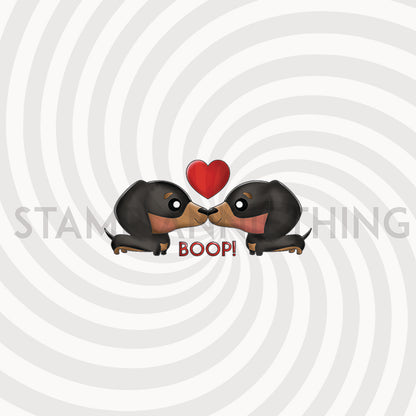 BOOP - Dachshund DIGITAL STAMP