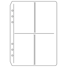 STORAGE POCKET REFILLS - QUAD POCKET 10 PACK