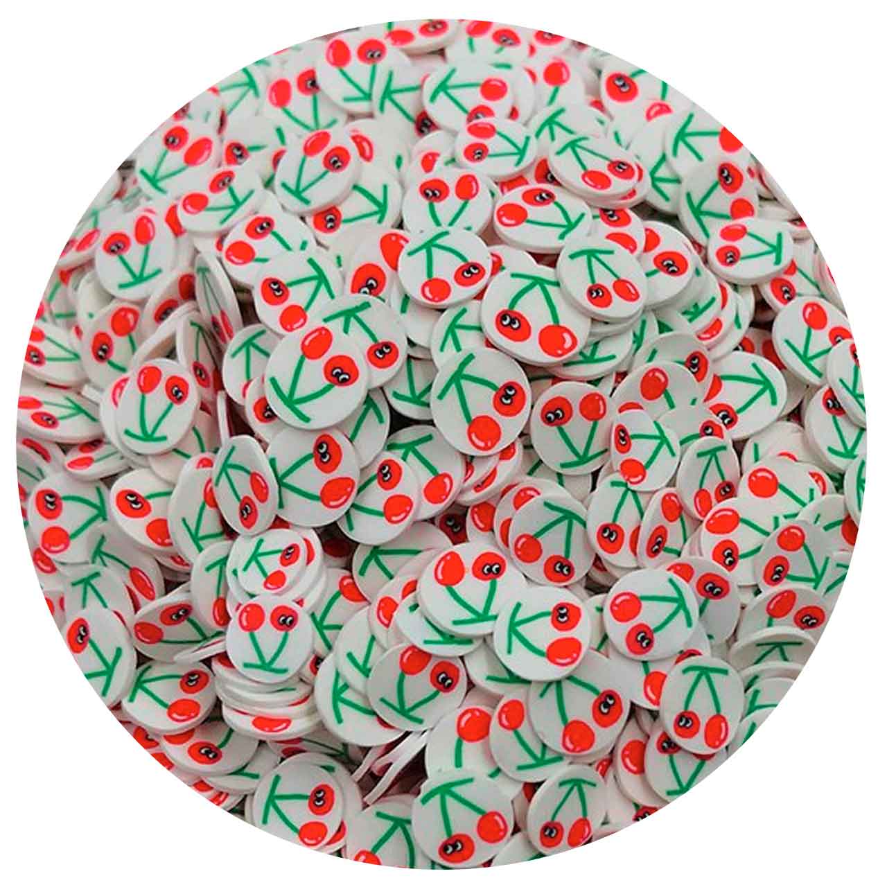 VERY CHERRY WHITE -SPRINKLES
